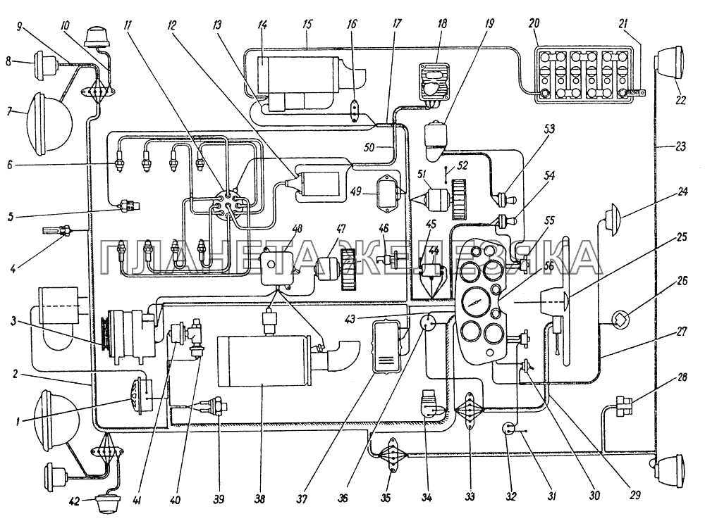 схема проводки газ цветная с описанием lorunuh